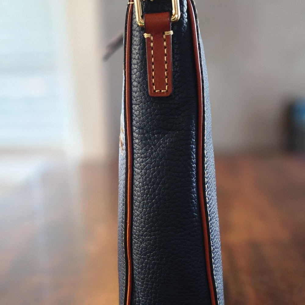Dooney & Bourke Triple Zip Midnight Blue Crossbody R0888 MD - Picture 4 of 6
